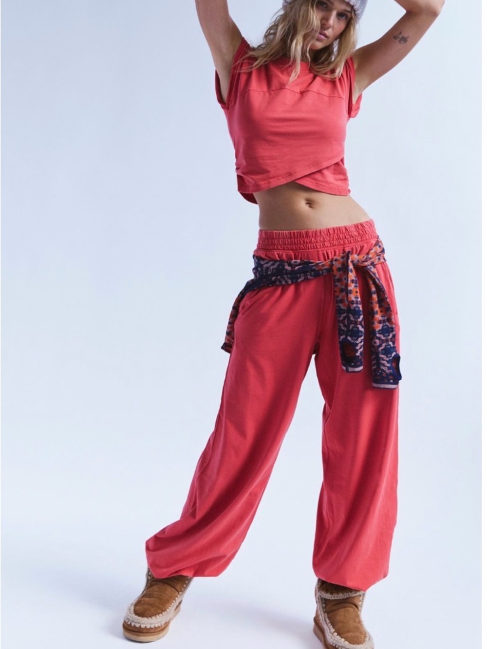 FP Movement Hot Shot Crossover Set in Victory Red